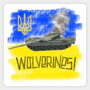 Ukraine Tank Magnet